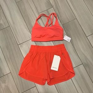 Lululemon Tracker Short & Energy Bra